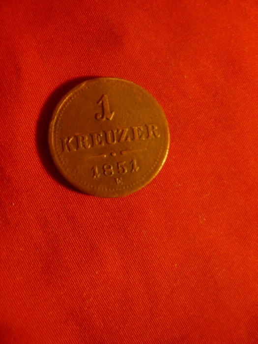 Moneda 1 kr.1951 litera E ( Transilvania) Austria ,bronz ,cal.F.Buna