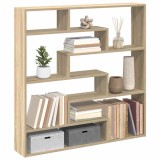 VidaXL Raft cubic perete 7 compartimente stejar sonoma lemn prelucrat 860024