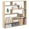 vidaXL Raft cubic perete 7 compartimente stejar sonoma lemn prelucrat 860024