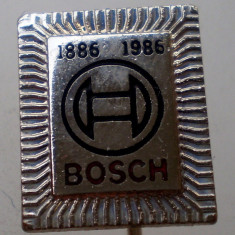 I.114 INSIGNA STICKPIN BOSCH 1886 1986 14,8/12mm