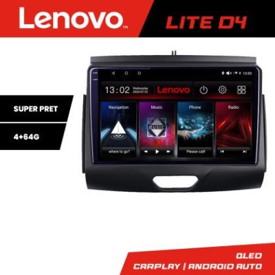 Navigatie Ford Ranger 2015- cu cd Android radio gps internet 4+64 Lenovo CarStore Technology foto