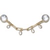 Jibbitz Crocs Delicate Gold and Gem Chain, Crocs Jibbitz