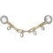 Jibbitz Crocs Delicate Gold and Gem Chain
