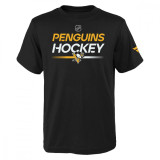 Pittsburgh Penguins tricou de copii Apro Wordmark Ss Ctn Tee - Dětsk&eacute; L (13 - 14 let)