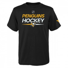 Pittsburgh Penguins tricou de copii Apro Wordmark Ss Ctn Tee - Dětské XL (14 - 16 let)