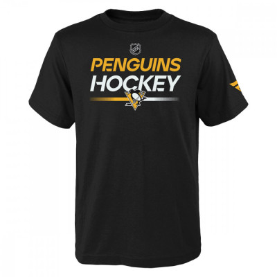 Pittsburgh Penguins tricou de copii Apro Wordmark Ss Ctn Tee - Dětsk&amp;eacute; XL (14 - 16 let) foto