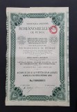 Actiune 1908 Petrol / Soc. romano belgiana / titlu / actiuni