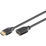 Cablu HDMI v2.0 5m Extensie High Speed cu Ethernet 4K/60Hz eARC HDR, Goobay
