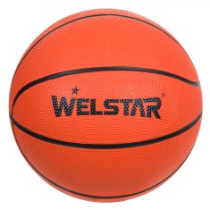 Minge Baschet Welstar Rubber, Mărime Nr. 3, Culoare Negru Portocaliu