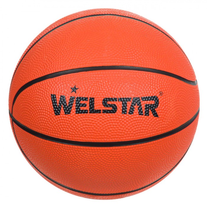 Minge Baschet Welstar Rubber, Mărime Nr. 3, Culoare Negru Portocaliu