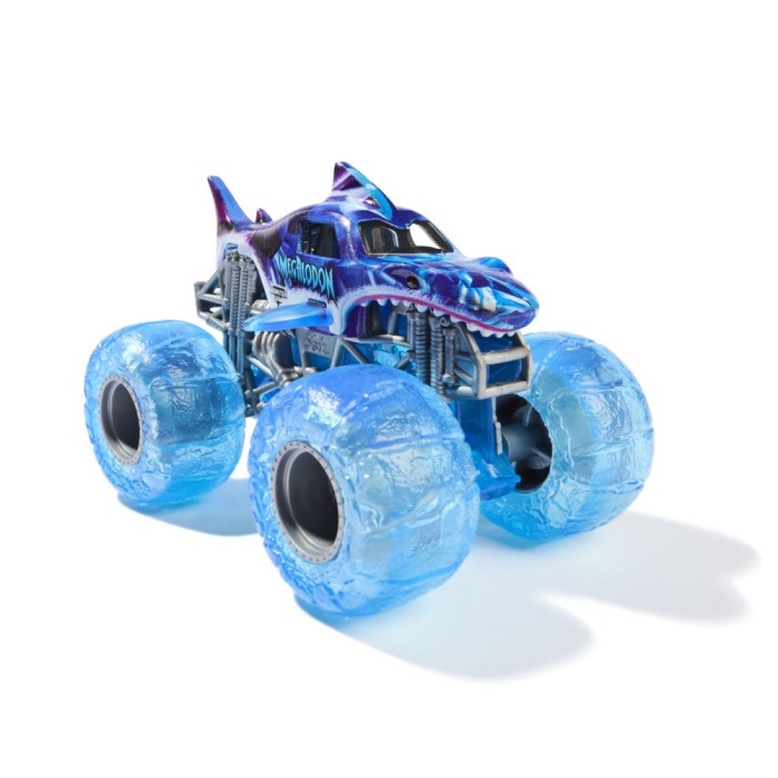 MONSTER JAM MASINUTA METALICA MEGALODON MOV SCARA 1 LA 64