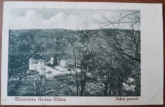 Carte postala, Manastirea Horezu-Valcea, vedere generala, 1928