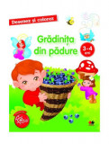 Desenez și colorez. Grădinița din pădure. 3-4 ani - Paperback - *** - Litera