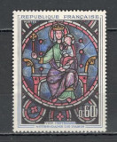 Franta.1964 800 ani Catedrala Notre Dame Paris-Vitraliu SF.453, Nestampilat