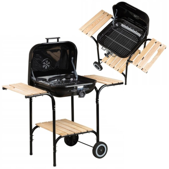 Kerti grill &aacute;ll&iacute;that&oacute; r&aacute;ccsal