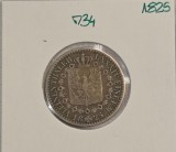 734 German States Statele Germane Prussia, Prusia ⅙ Thaler - Frederick William III 1825, KM#411, argint, buna