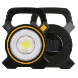 Lanterna reincarcabila cu incarcare solara si iesire USB incorporat LED 3W COB