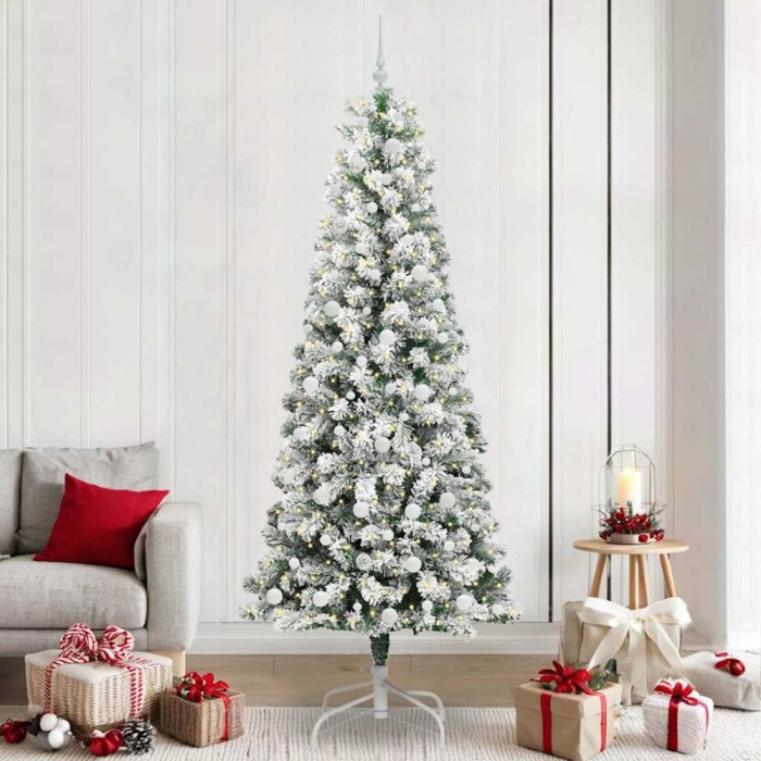 vidaXL Brad de Crăciun artificial cu ramuri articulare 240 cm PVC 3395616