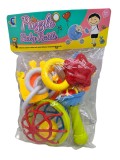 Set zdranganele si sunatori bebe multicolore jucarii senzoriale pentru dezvoltare timpurie