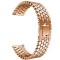 Curea din metal compatibila cu Fossil Q Wander, Telescoape QR, 22mm, Rose Gold