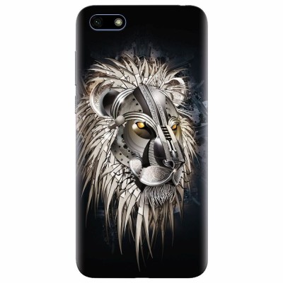 Husa silicon pentru Huawei Y5 2018, Abstract Lion 001 foto