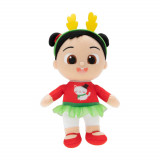 Jucarie de plus, CoComelon, Little Plush Holiday, CeCe, 20 cm, CMW0323