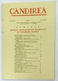 GANDIREA , REVISTA , SERIA NOUA , ANUL V , NUMERELE 3 - 4 de CALIN SAMARGHITAN , 1996