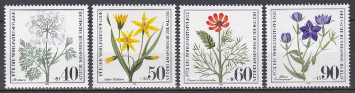 Germania Berlin 1980 - Plante medicinale, MNH