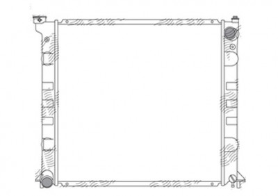 Radiator racire Nissan 300ZX, 05.1990-09.1995, motor 3.0 V6 T, 197 kw/ 208 kw, benzina, cutie manuala, cu/fara AC, 500x458x26 mm, aluminiu brazat/pla foto