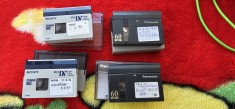 CASETA MINI DV , 2 PANASONIC + 2 SONY