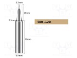 V&acirc;rf şurubelniţă 1,2mm SHENZHEN BAKON pentru staţie de lipit