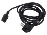 Cablu Alimentare 3x0.75mm2 Unghiular IEC C13