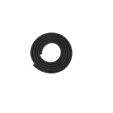 Canal organizator pentru cabluri, 3 m x 13 mm, poliester, negru