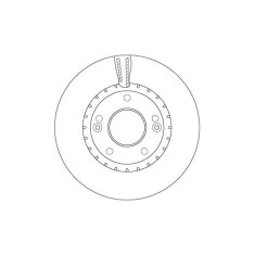 Set discuri frana fata TRW, Hyundai Elantra Sedan (Ad, Ada), 09.2015-, Elantra Sedan (Md, Ud), 09.2010-, I30 (Gd), 06.11-, I30 Combi (Gd), 06.2012-, foto