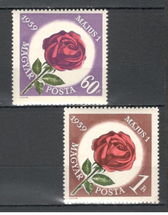 Ungaria.1959 1 Mai-Ziua muncii XU.82