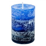 Lum&acirc;nare Decorativă, KEP, Aroma Ocean, Culoare Albastru, Dimensiuni 5x7.5cm, Parafină, Oem