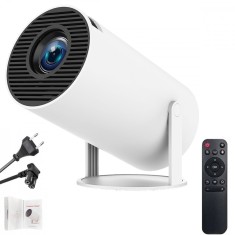 Videoproiector portabil, Full HD 1280x720, suport 4K, alb
