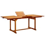 Cumpara ieftin Masa de gradina, (150-200)x100x75 cm, lemn masiv de acacia