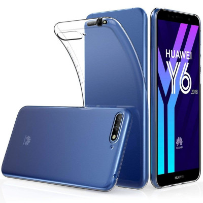 Husa HUAWEI Y6 2018 - Ultra Slim (Transparent) foto