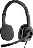 CASTI Logitech, &quot;H151&quot;, cu fir, standard, utilizare multimedia, call center, microfon pe brat, conectare prin Jack 3.5 mm, negru, &quot;981-000589&quot;, (timbr