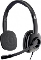 CASTI Logitech, &amp;quot;H151&amp;quot;, cu fir, standard, utilizare multimedia, call center, microfon pe brat, conectare prin Jack 3.5 mm, negru, &amp;quot;981-000589&amp;quot;, (timbr foto