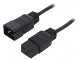 Cablu Alimentare 1,5m IEC C19 la IEC C20 16A Negru, Gembird