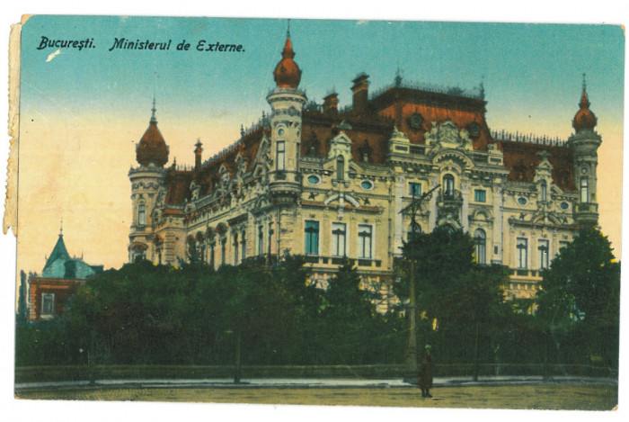 139 - BUCURESTI, Sturza Palace, Romania - old postcard - used - 1932