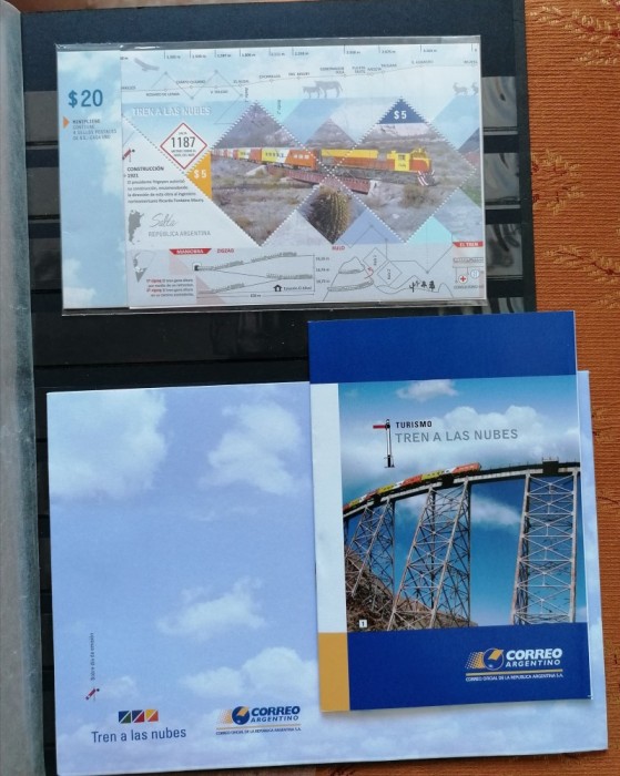 Argentina timbre trenuri