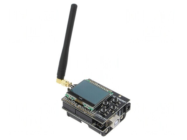 Kit de Evaluare ATMEGA328 cu Soclu și Pini RFM HOPEDUINO