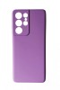 Husa telefon compatibila cu Samsung Galaxy S21 Ultra, Mov, Cu interior de catifea, 382HT, Silicon, Carcasa