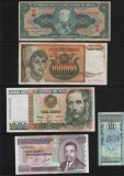 Set 5 bancnote de prin lume adunate (cele din imagini) #4