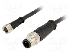 Cablu senzori automatizări MOLEX M12-M8 PIN 4 3m