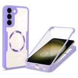 Husa pentru samsung galaxy s23 plus cu folie, colorverse 360 magsafe, purple