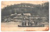 SV * Piatra Neamt * VEDERE PESTE VALE * 1914 * Ponton Plutitor din Barci, Circulata, Necirculata, Printata